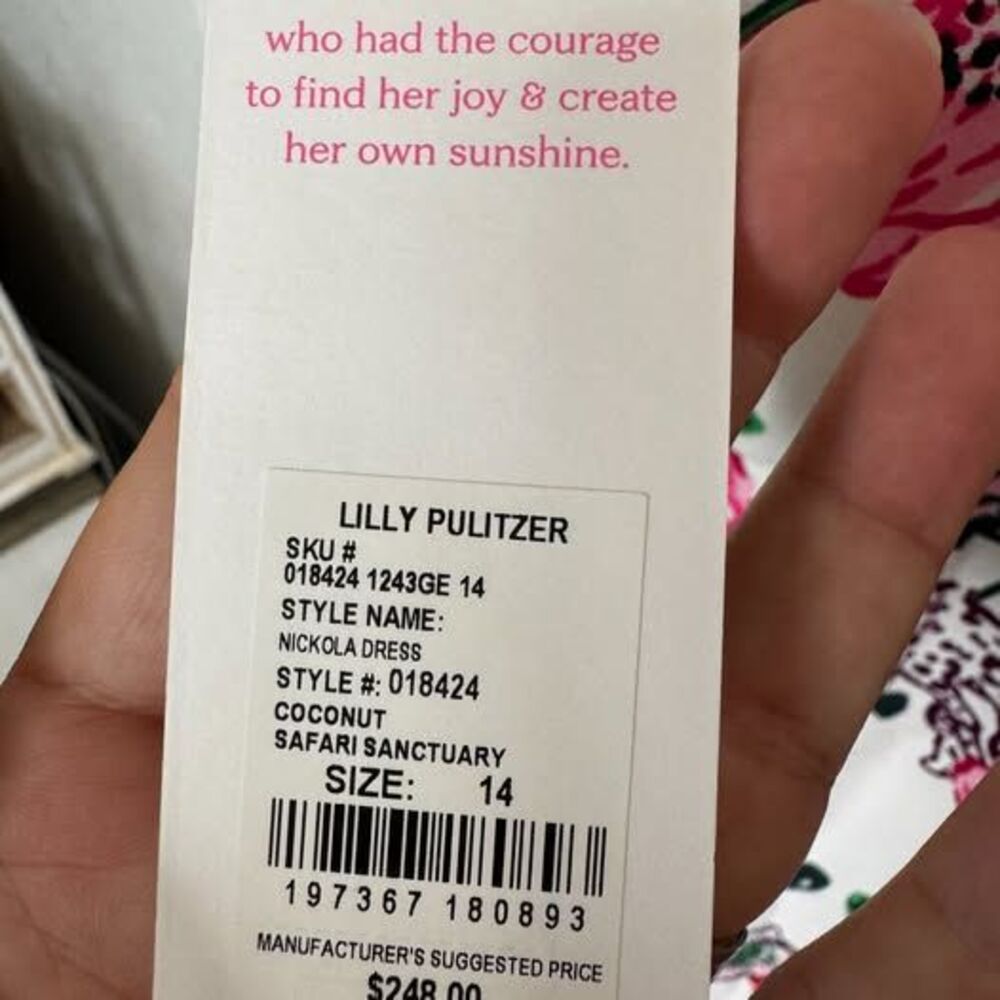 Lilly Pulitzer New Sz 14 Dress - Picture 4 of 7